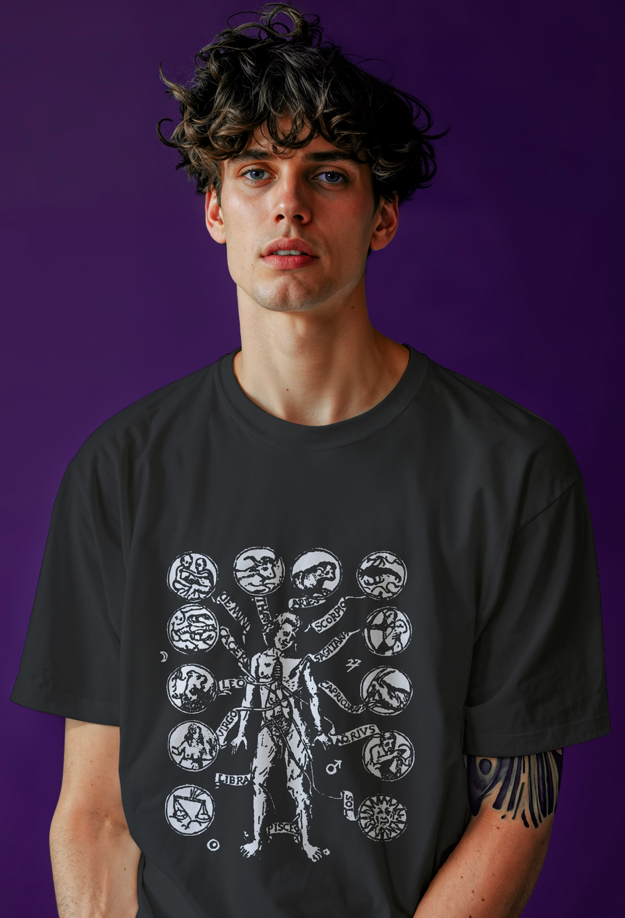 Anatomía Astrológica - Playera de manga corta