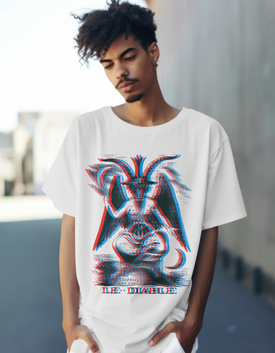 Le Diable - Playera de manga corta