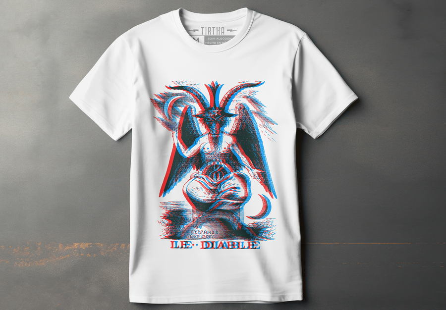 Le Diable - Playera de manga corta