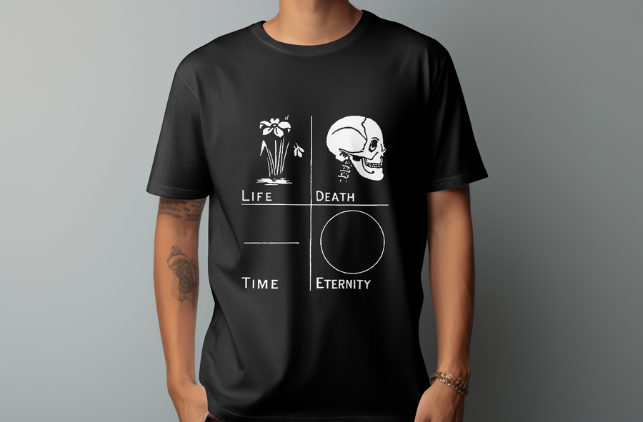 Life Death Eternity - Playera de manga corta