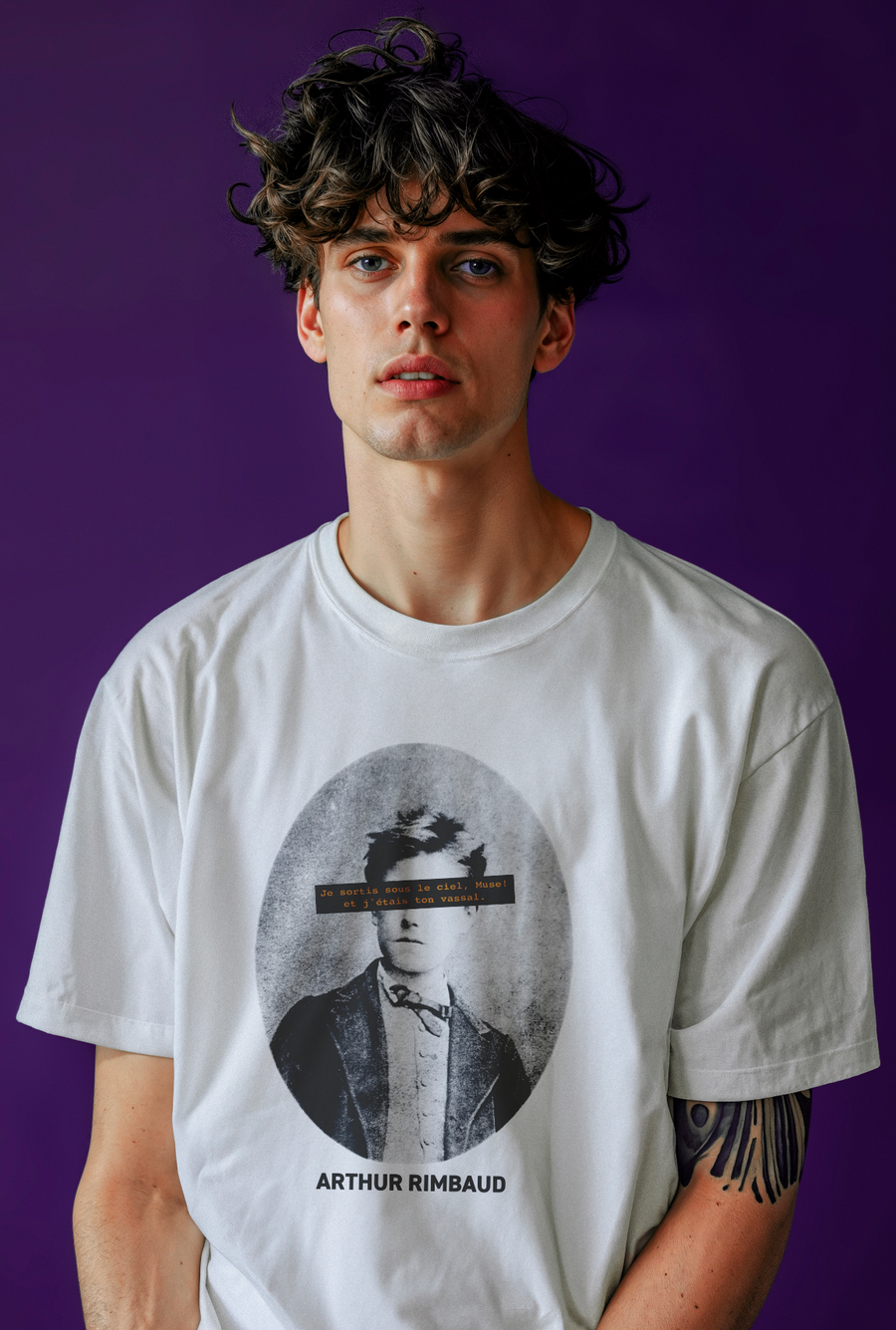 Arthur Rimbaud - Playera de manga corta
