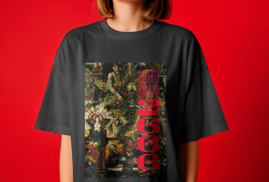 Roberto Bolaño 2666 Book Cover - Playera de manga corta