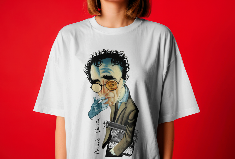 Roberto Bolaño - Playera de manga corta