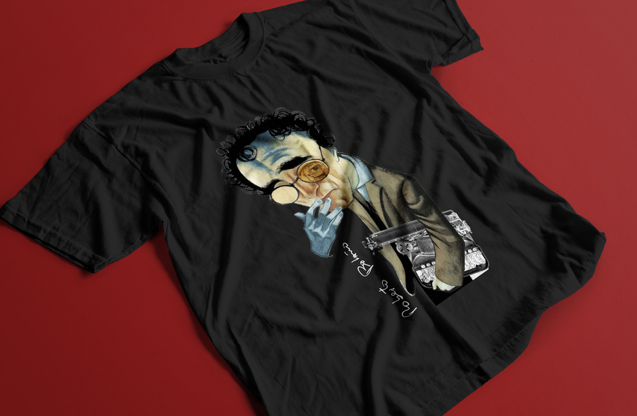 Roberto Bolaño - Playera de manga corta