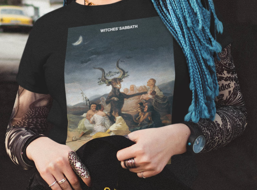Witches' Sabbath, Francisco de Goya - Playera de manga corta