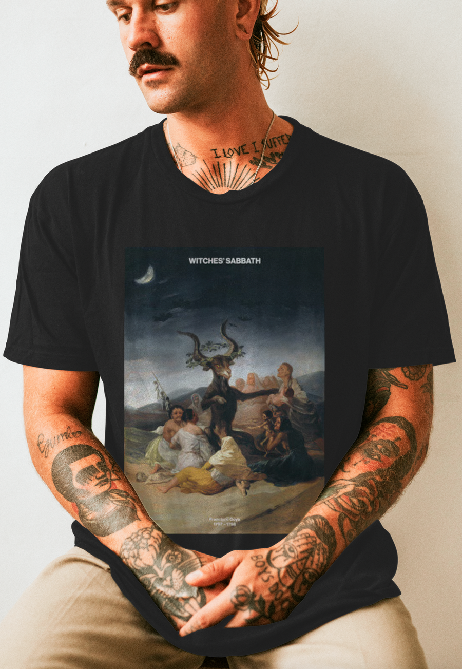 Witches' Sabbath, Francisco de Goya - Playera de manga corta