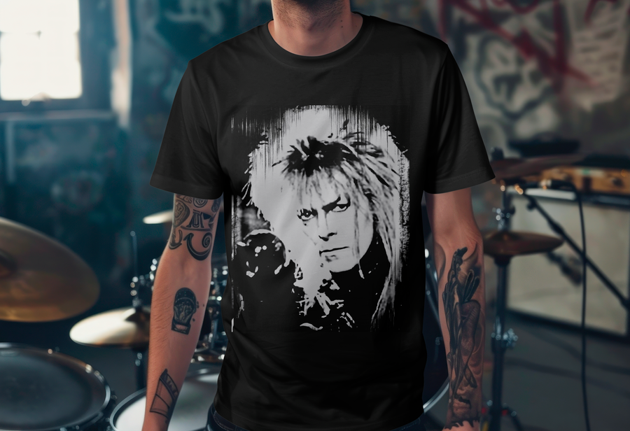 Laberinto David Bowie - Playera de manga corta