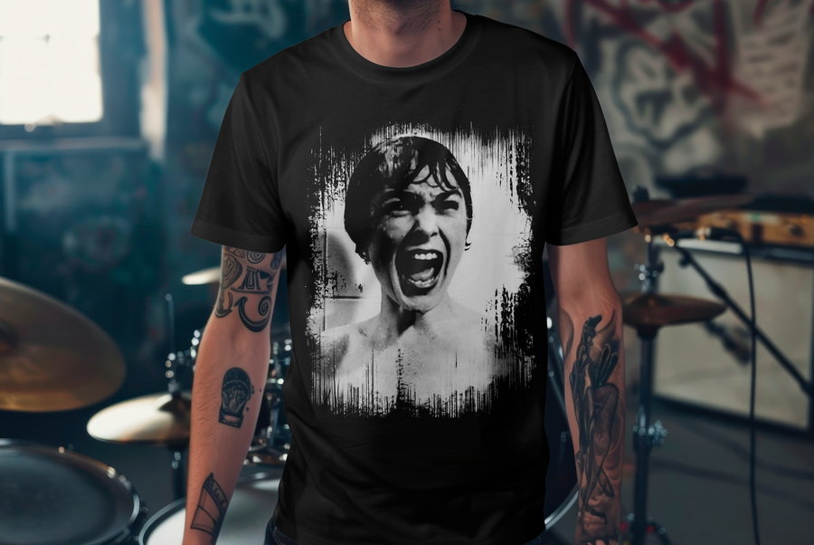 Psicosis, Alfred Hitchcock- Playera de manga corta