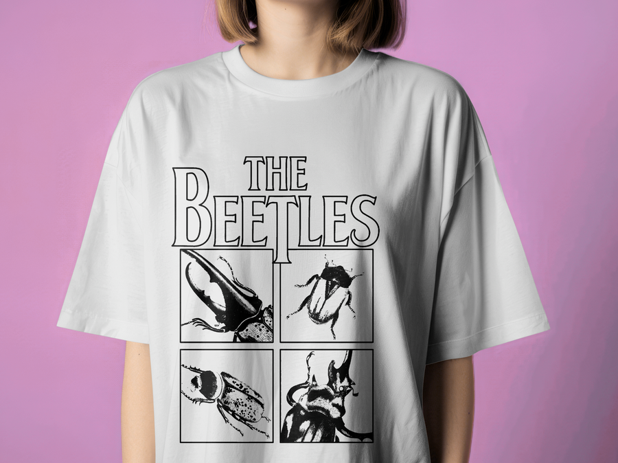 The Beetles - Playera de manga corta