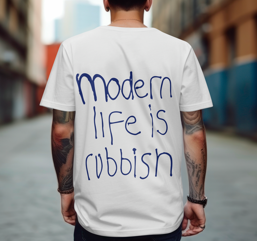 Blur Modern Life Is Rubbish - Playera de manga corta