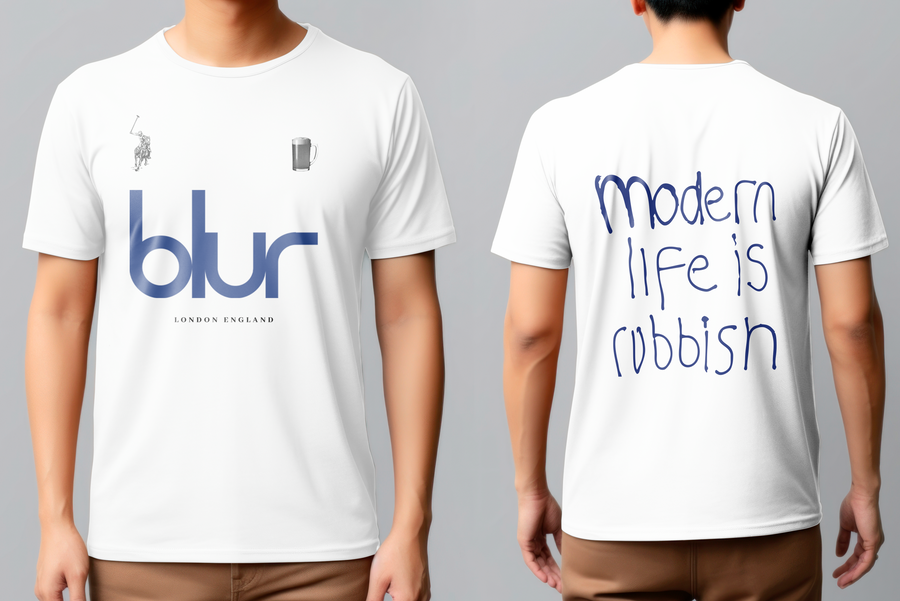 Blur Modern Life Is Rubbish - Playera de manga corta