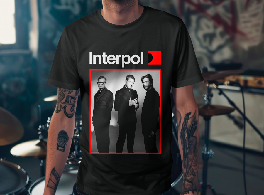 Interpol - Playera de manga corta