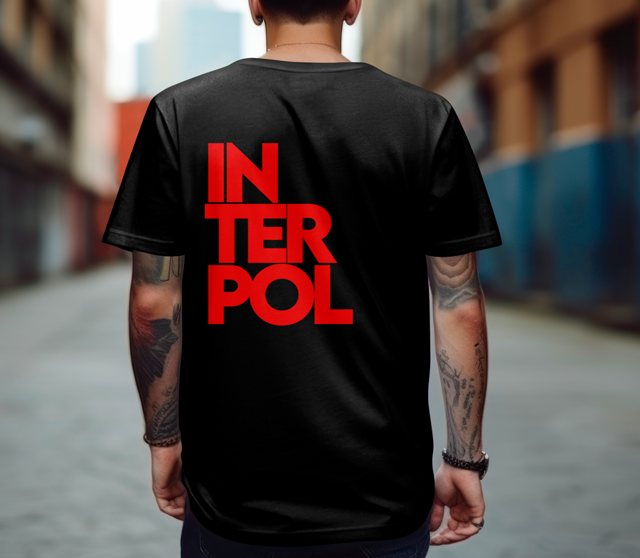 Interpol - Playera de manga corta