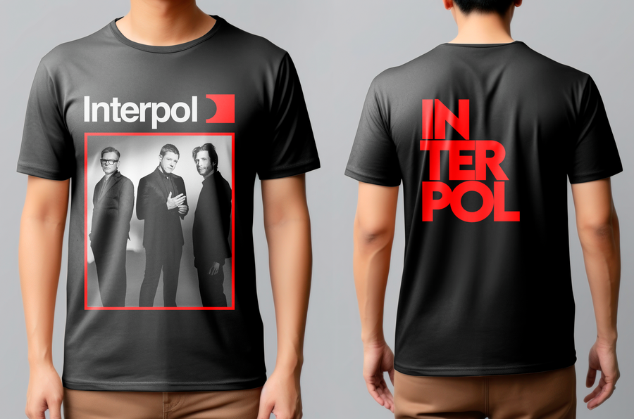 Interpol - Playera de manga corta
