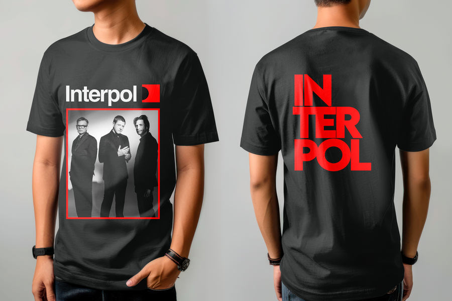 Interpol - Playera de manga corta