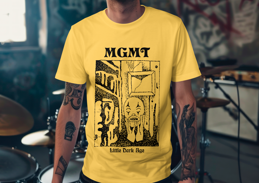 Little Dark Age MGMT - Playera de manga corta