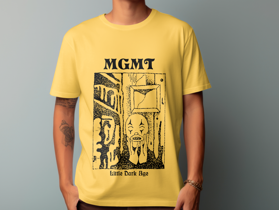 Little Dark Age MGMT - Playera de manga corta