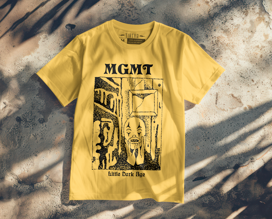 Little Dark Age MGMT - Playera de manga corta