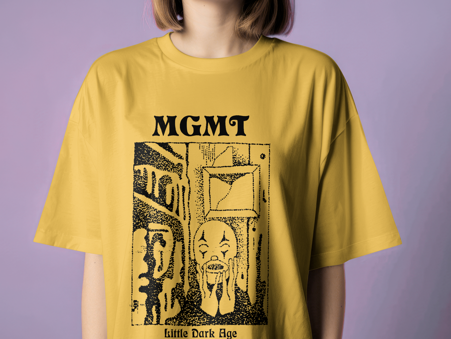 Little Dark Age MGMT - Playera de manga corta
