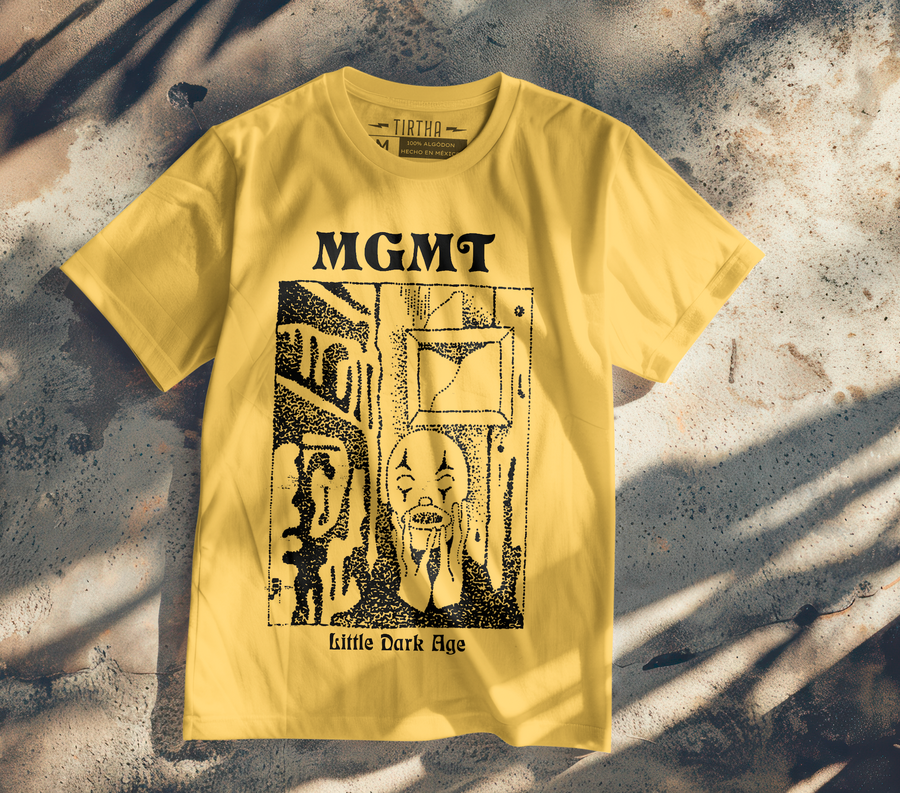 Little Dark Age MGMT - Playera de manga corta