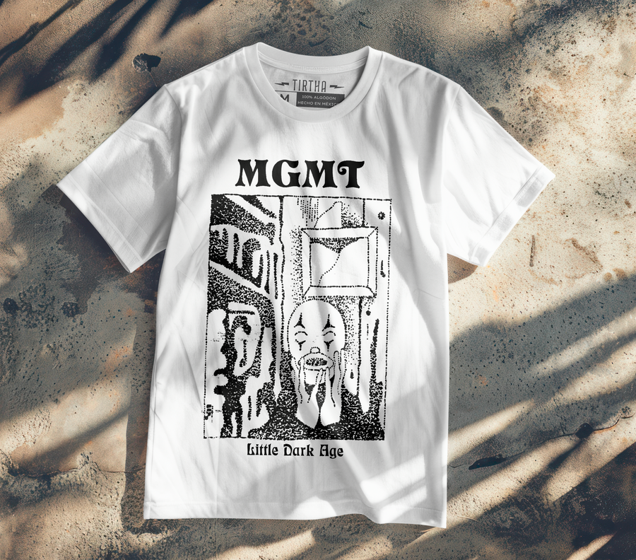 Little Dark Age MGMT - Playera de manga corta