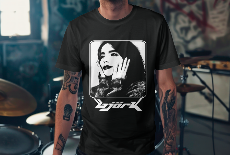 Björk Debut - Playera de manga corta