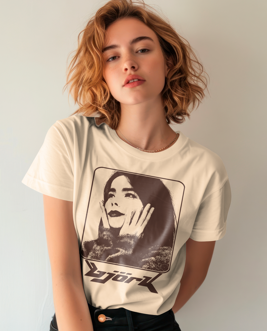Björk Debut - Playera de manga corta