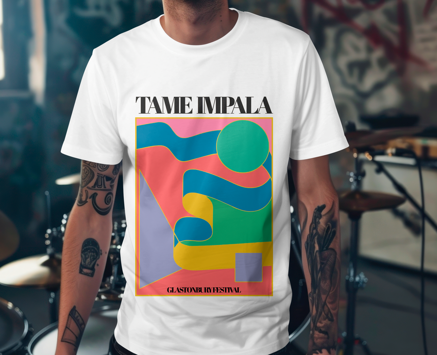 Tame Impala - Playera de manga corta