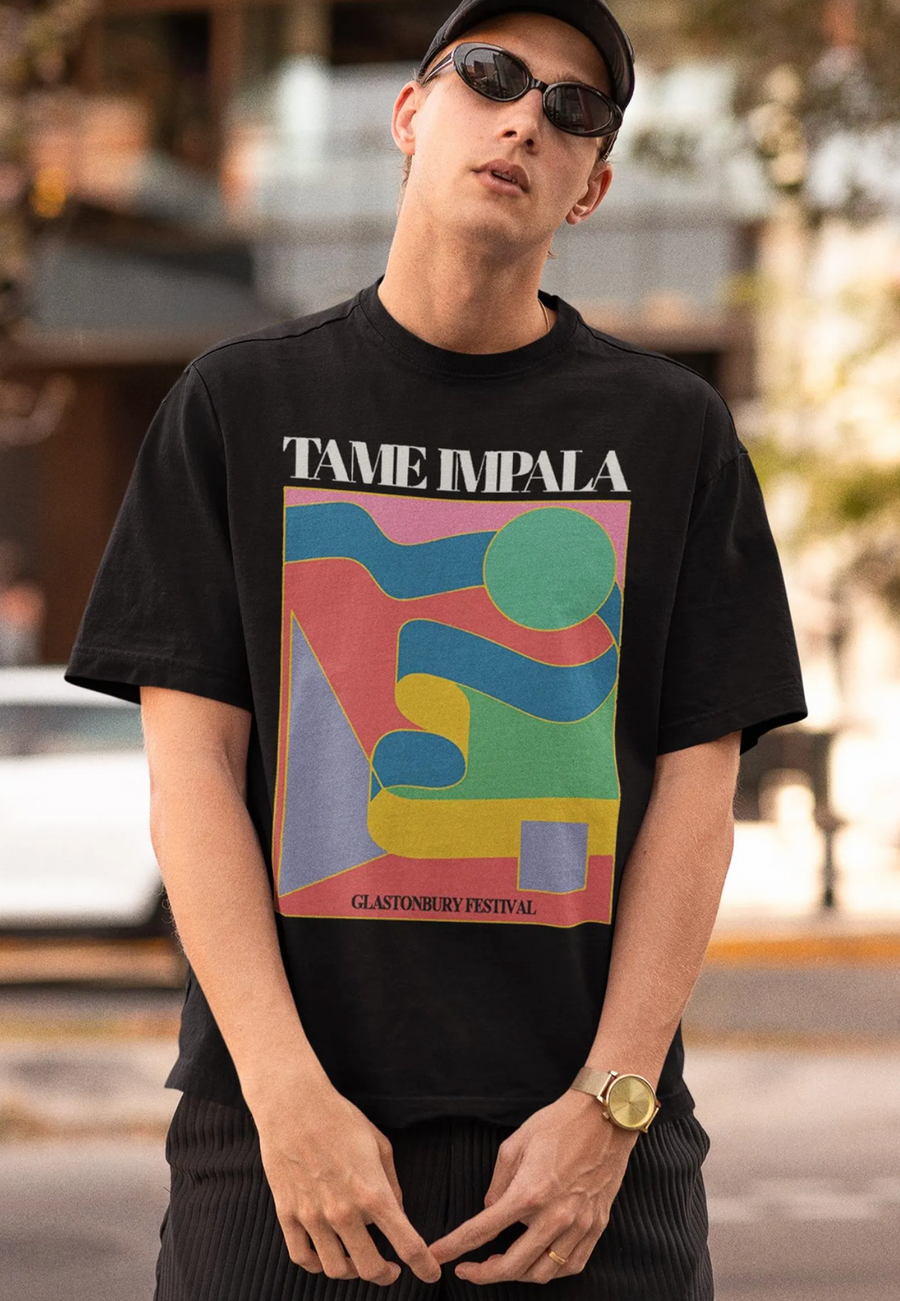 Tame Impala - Playera de manga corta