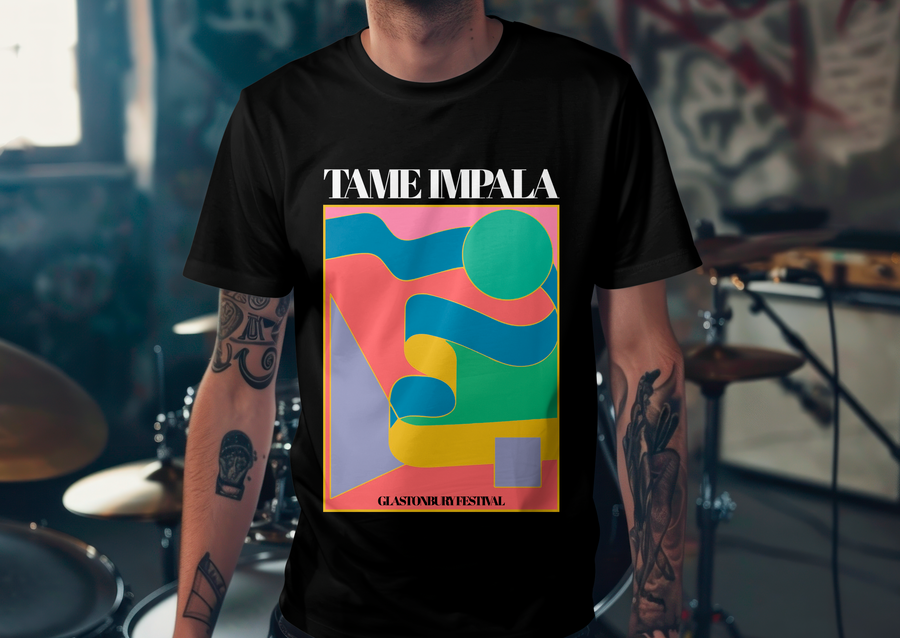 Tame Impala - Playera de manga corta