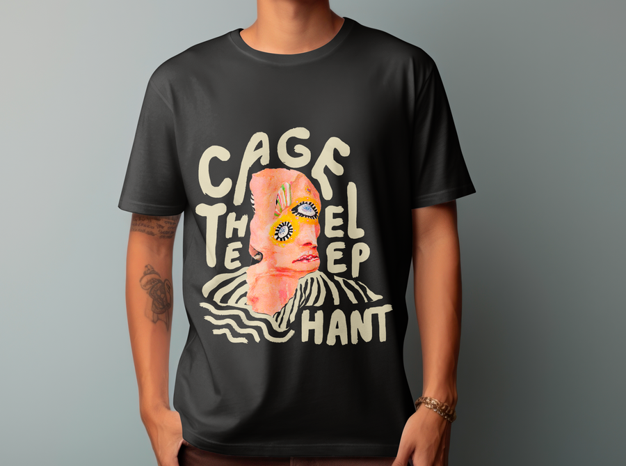 Cage The Elephant - Playera de manga corta