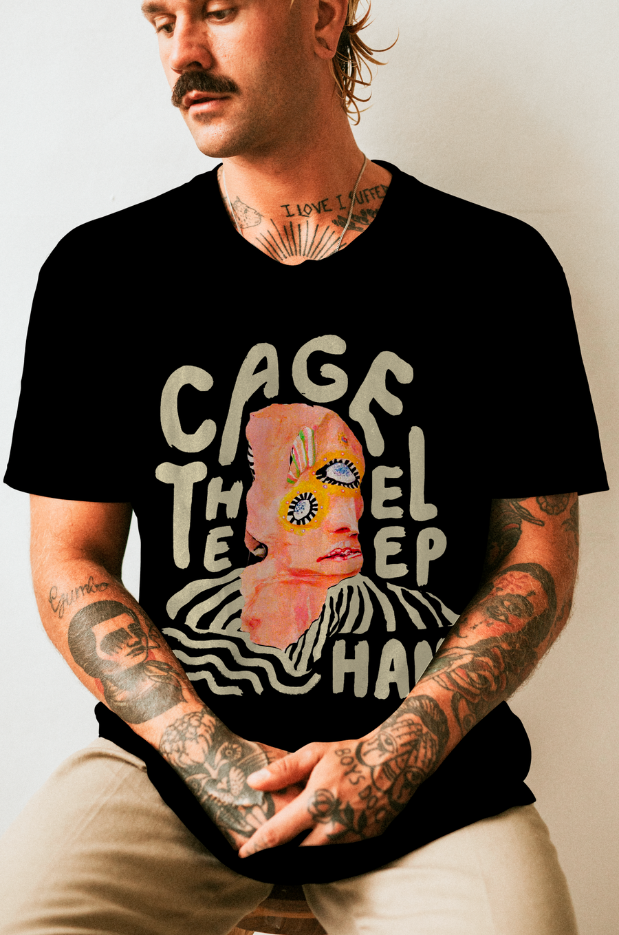 Cage The Elephant - Playera de manga corta