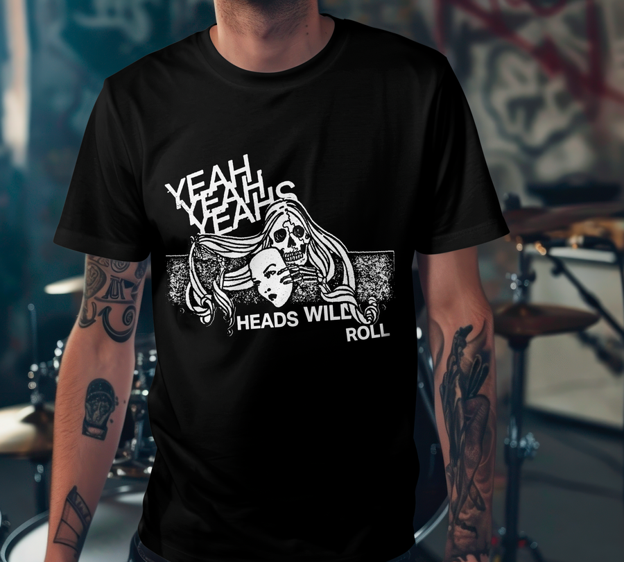 Yeah Yeah Yeahs - Heads Will Roll  - Playera de manga corta