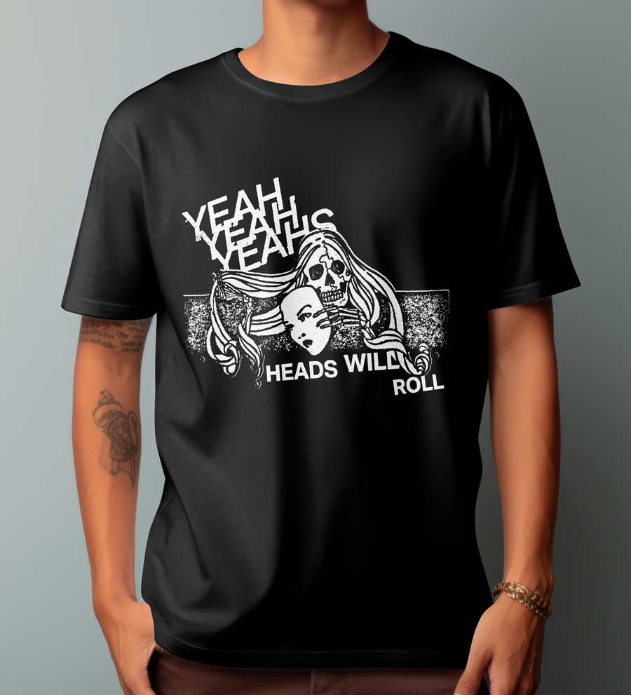 Yeah Yeah Yeahs - Heads Will Roll  - Playera de manga corta