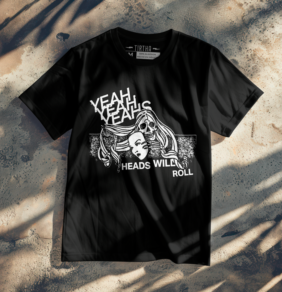 Yeah Yeah Yeahs - Heads Will Roll  - Playera de manga corta