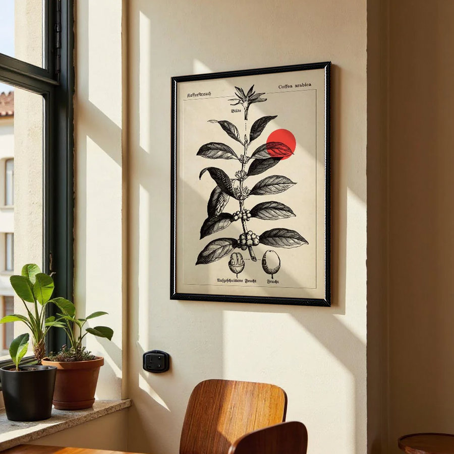 Café KAFFEEBAUM Vintage Cartel Botánico