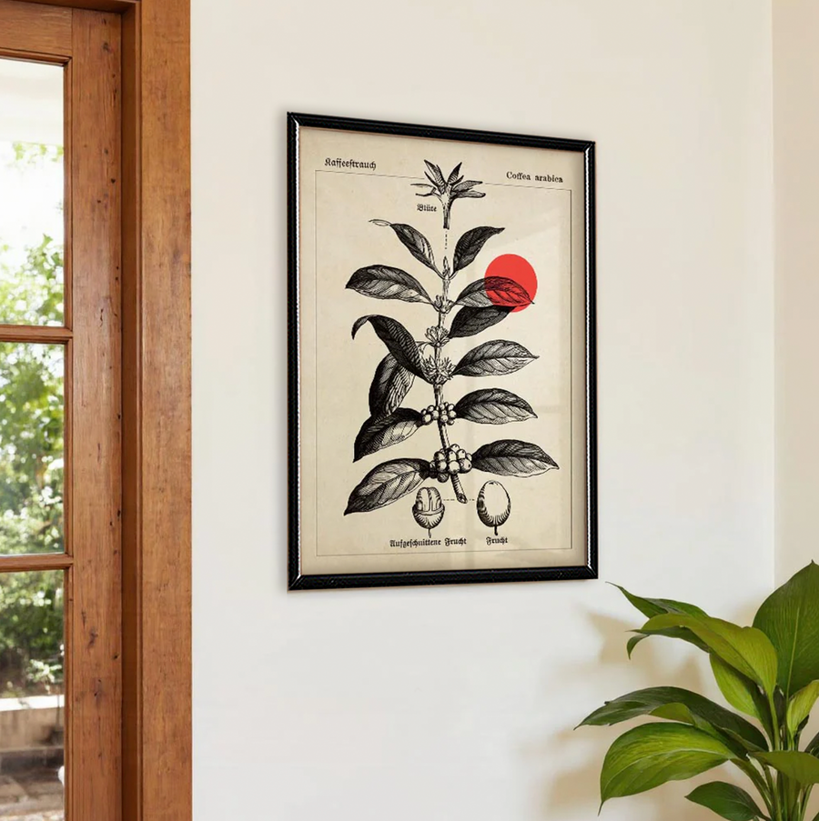 Café KAFFEEBAUM Vintage Cartel Botánico