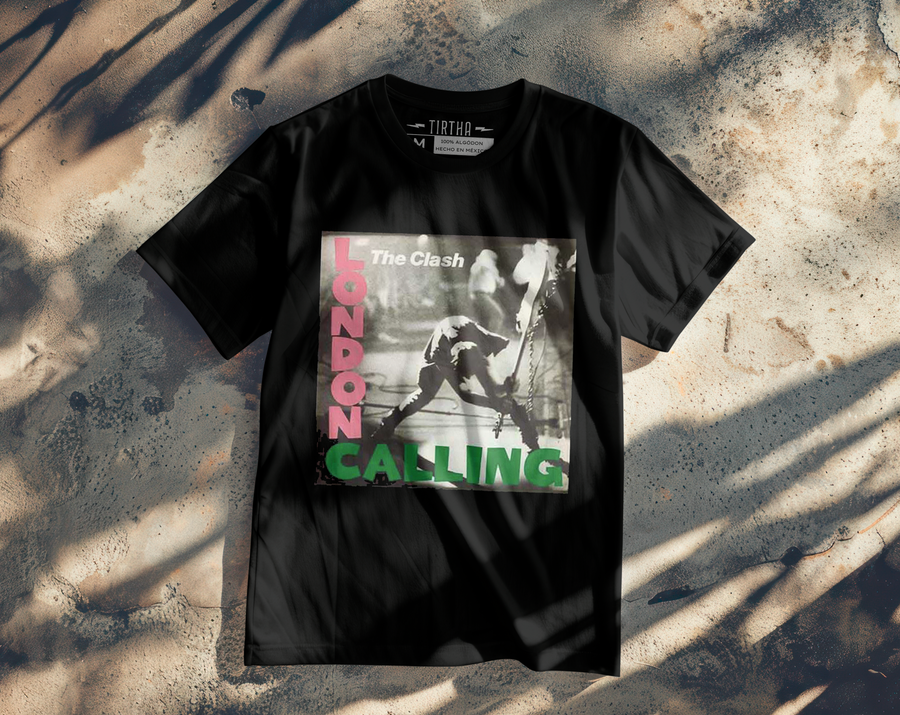 The Clash, London Calling - Playera de manga corta