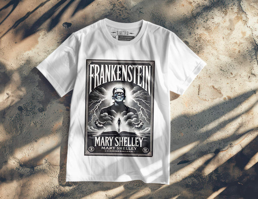 Frankenstein, Mary Shelly - Playera de manga corta