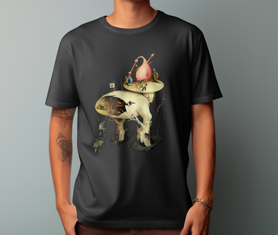 El Jardín de las Delicias El Bosco (Hombre árbol) - Playera de manga corta