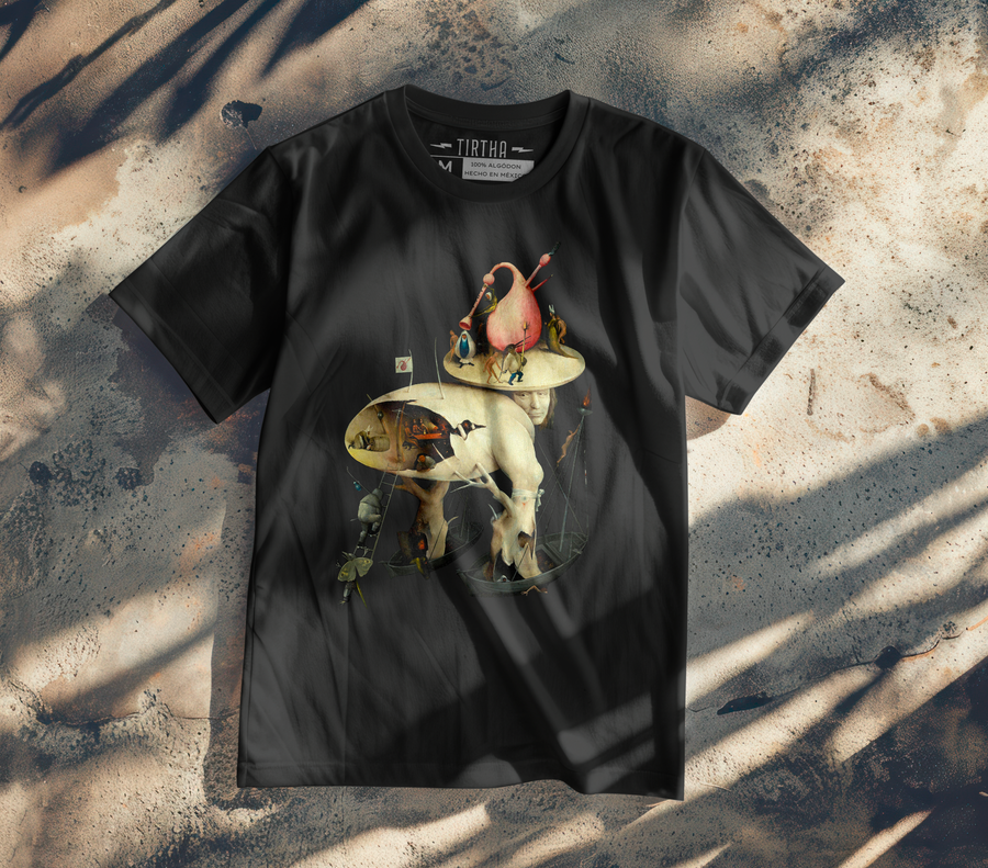 El Jardín de las Delicias El Bosco (Hombre árbol) - Playera de manga corta
