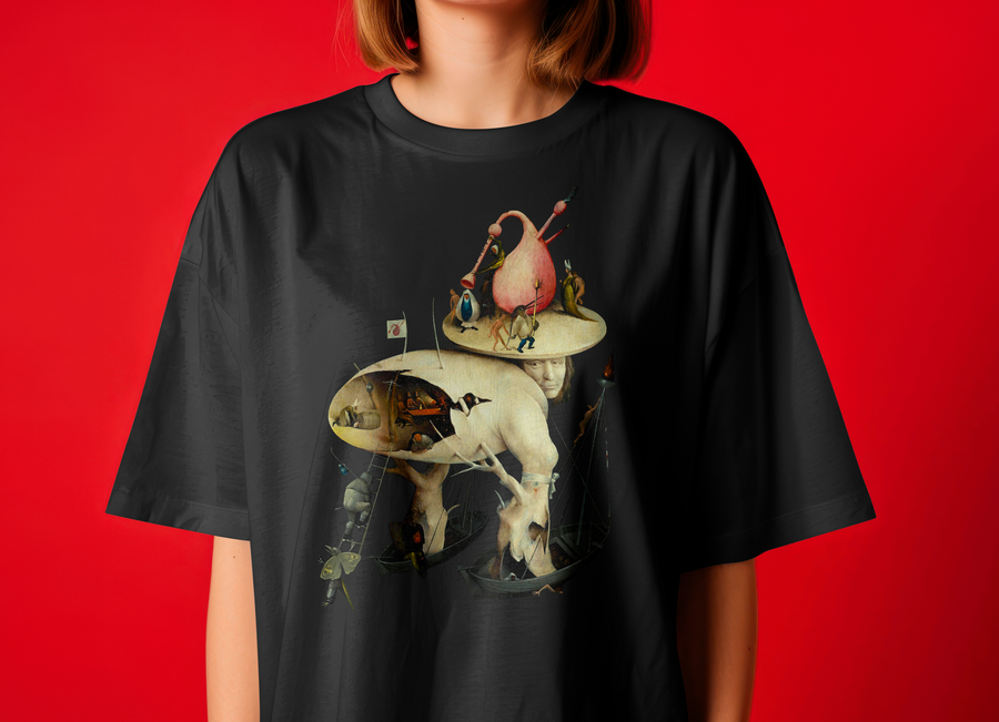 El Jardín de las Delicias El Bosco (Hombre árbol) - Playera de manga corta