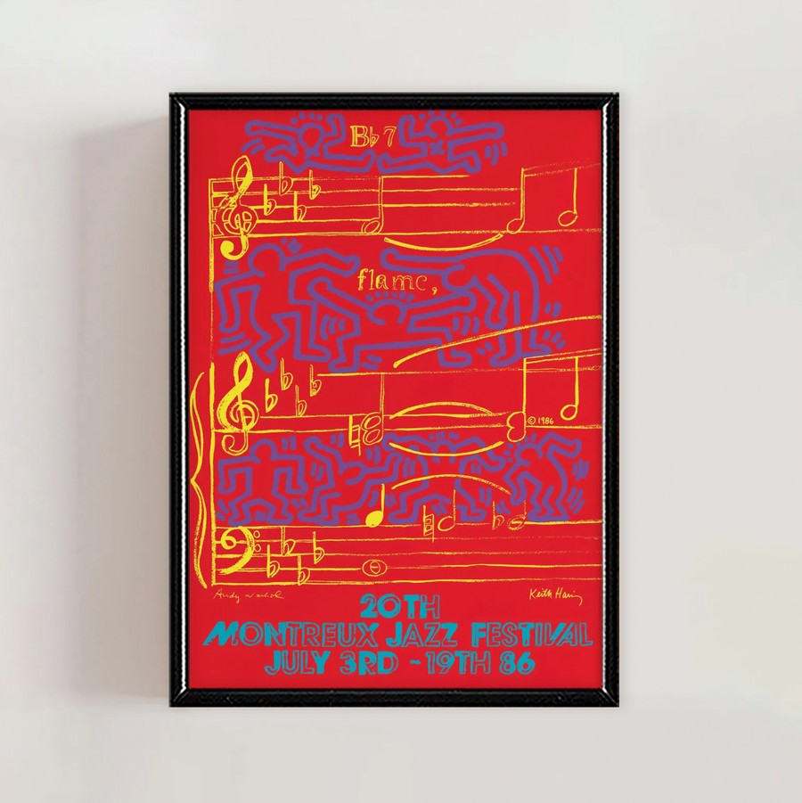 Festival de Jazz de Montreux de 1986, Keith Haring y Andy Warhol