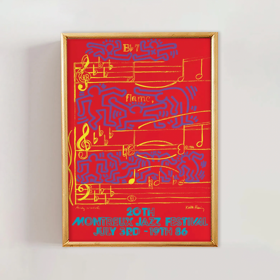 Festival de Jazz de Montreux de 1986, Keith Haring y Andy Warhol