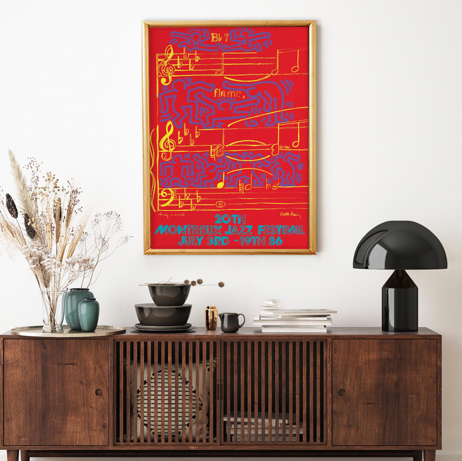 Festival de Jazz de Montreux de 1986, Keith Haring y Andy Warhol