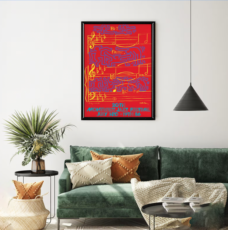 Festival de Jazz de Montreux de 1986, Keith Haring y Andy Warhol