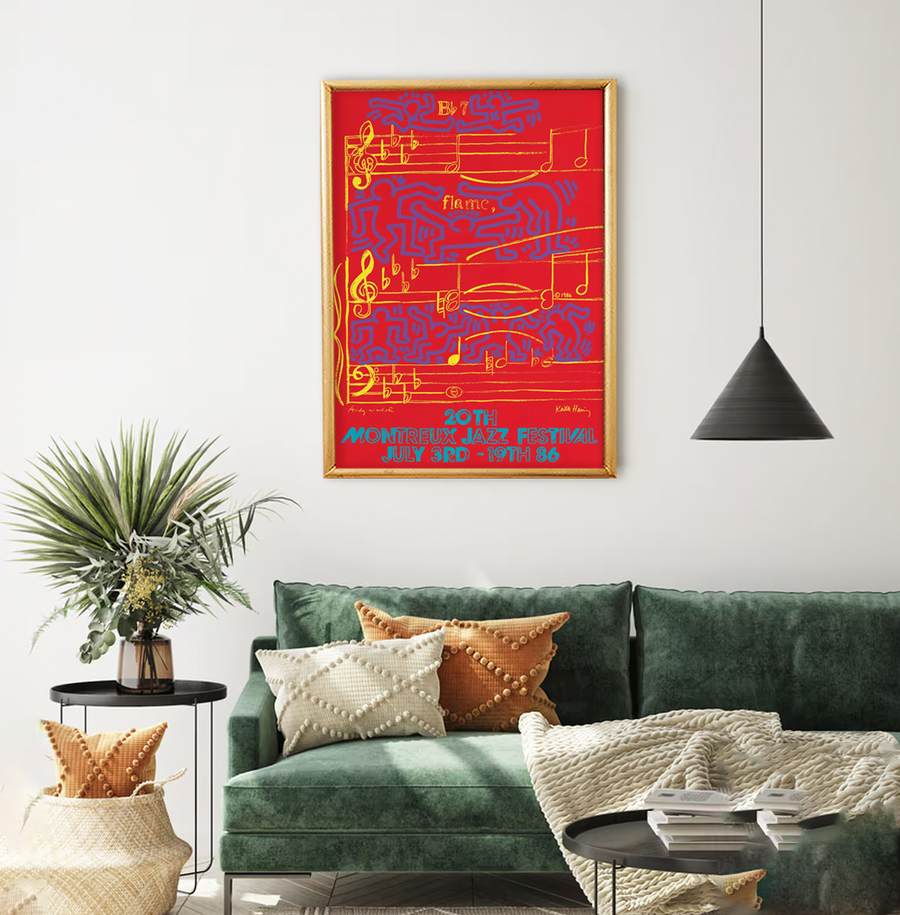 Festival de Jazz de Montreux de 1986, Keith Haring y Andy Warhol