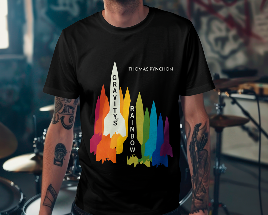 Thomas Pynchon Arcoíris de la Gravedad - Playera de manga corta