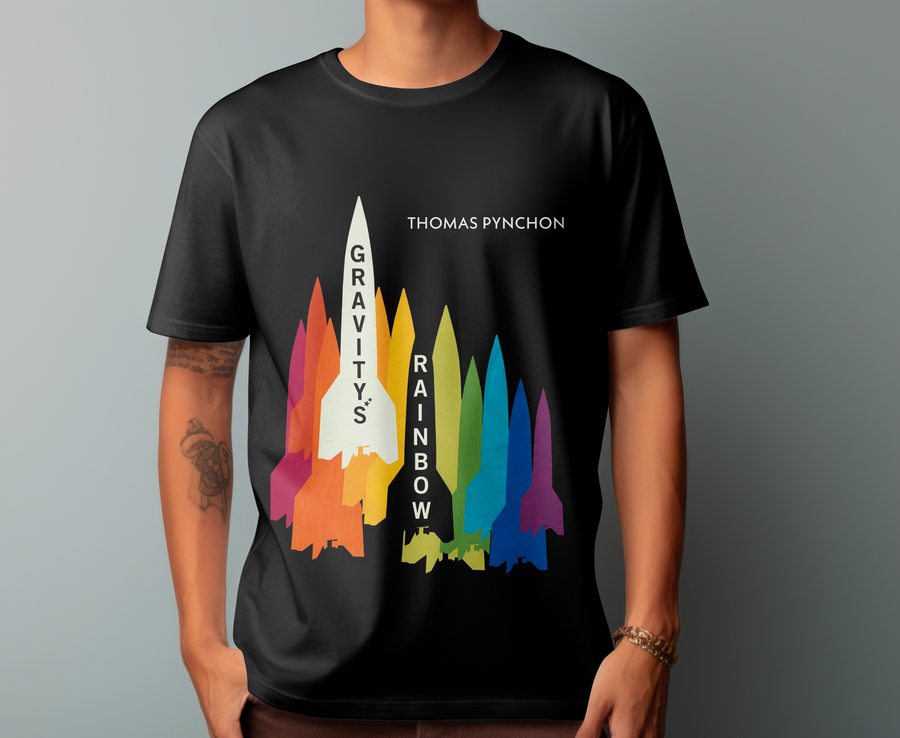 Thomas Pynchon Arcoíris de la Gravedad - Playera de manga corta