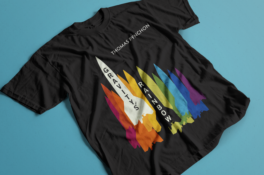 Thomas Pynchon Arcoíris de la Gravedad - Playera de manga corta